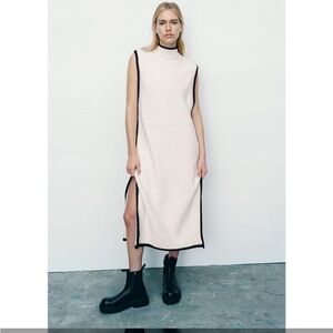 Zara tunic with contrasting piping NWT XS/S